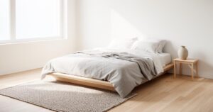 Moodboard deco : Chambre minimaliste style scandinave – L&rsquo;alliance parfaite entre modernité et éléments d&rsquo;antan