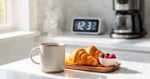 Petit électroménager du matin : réveil, café et petit-déjeuner express